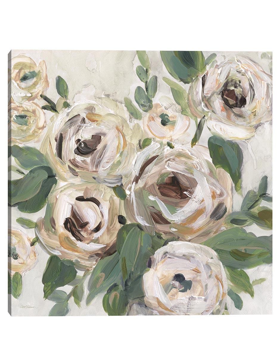 Pintura Profundidad Floral Brillante técnica mixta Floral Pintura Profundidad Floral Brillante técnica mixta Floral