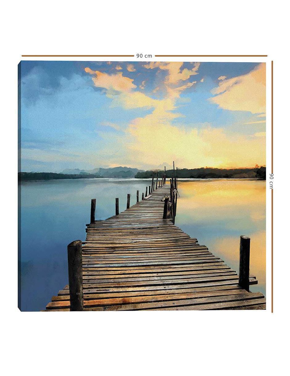 Pintura Muelle Sun técnica mixta Fotografia 5