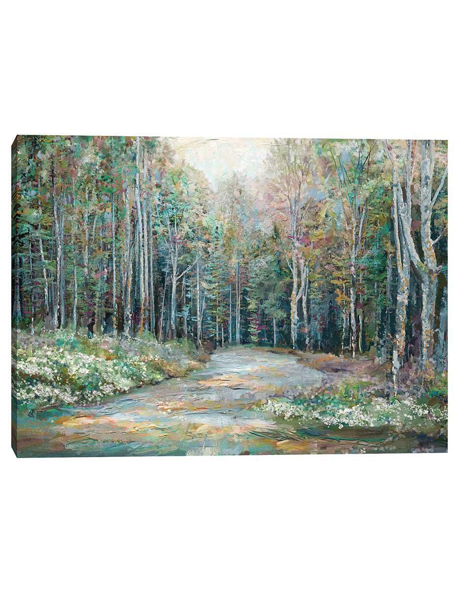 Pintura Sendero De Primavera técnica mixta Paisaje Pintura Sendero De Primavera técnica mixta Paisaje