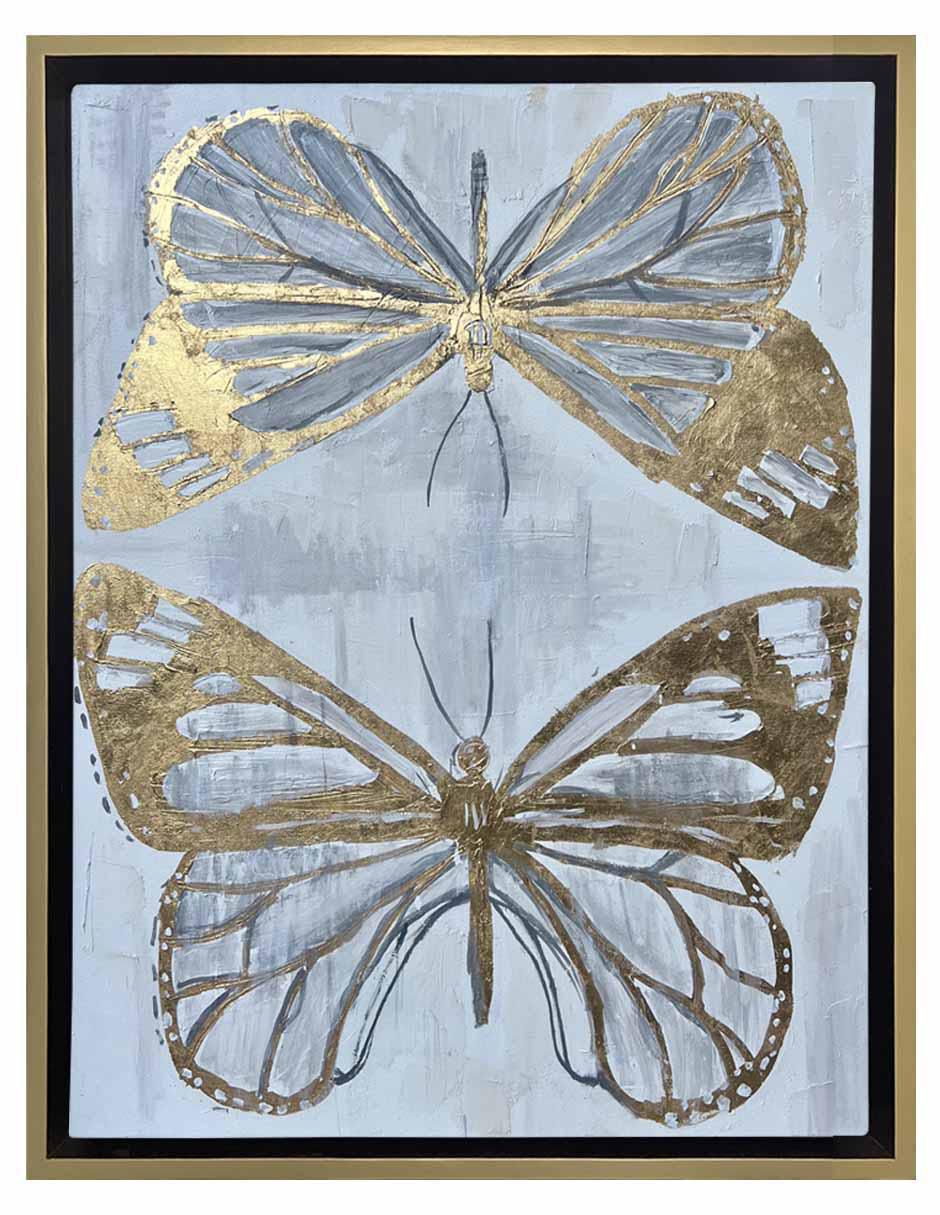 Pintura Butterfly Twings técnica mixta Animalart