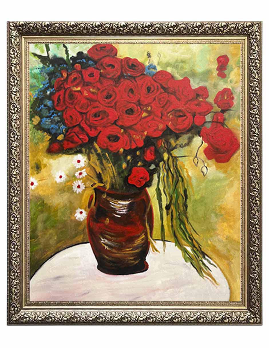 Pintura Jarron Ant técnica acrílico 1