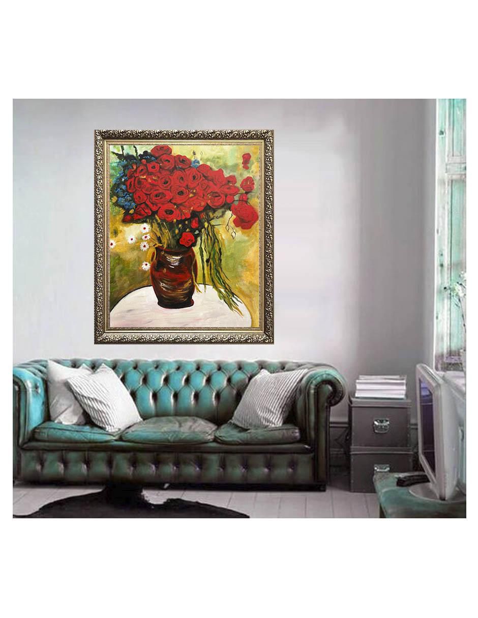 Pintura Jarron Ant técnica acrílico 2
