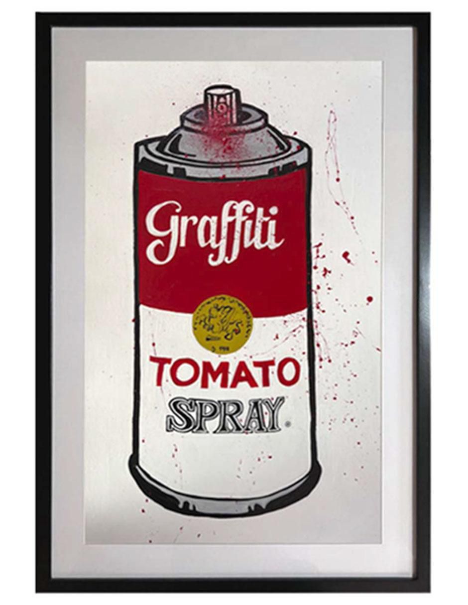 Pintura Tomato Spray técnica acrílico Milleniart Pintura Tomato Spray técnica acrílico Milleniart