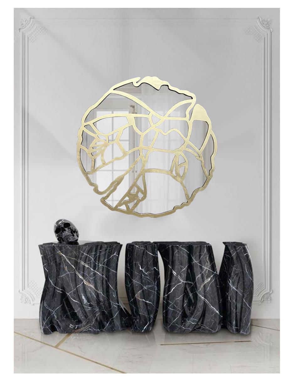 Espejo circular Lune Art Gallery