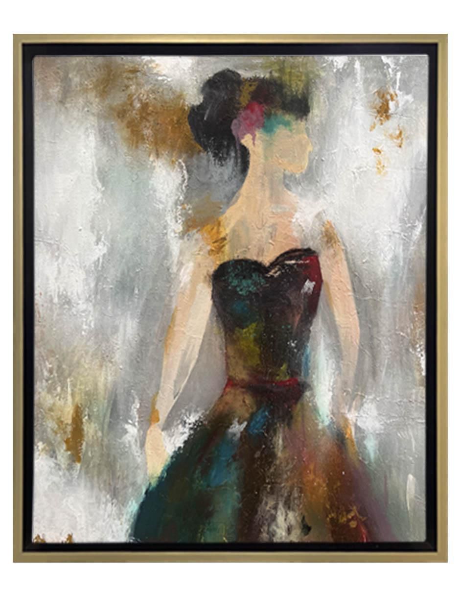 Pintura Dance With Me técnica acrílico Bailarinas