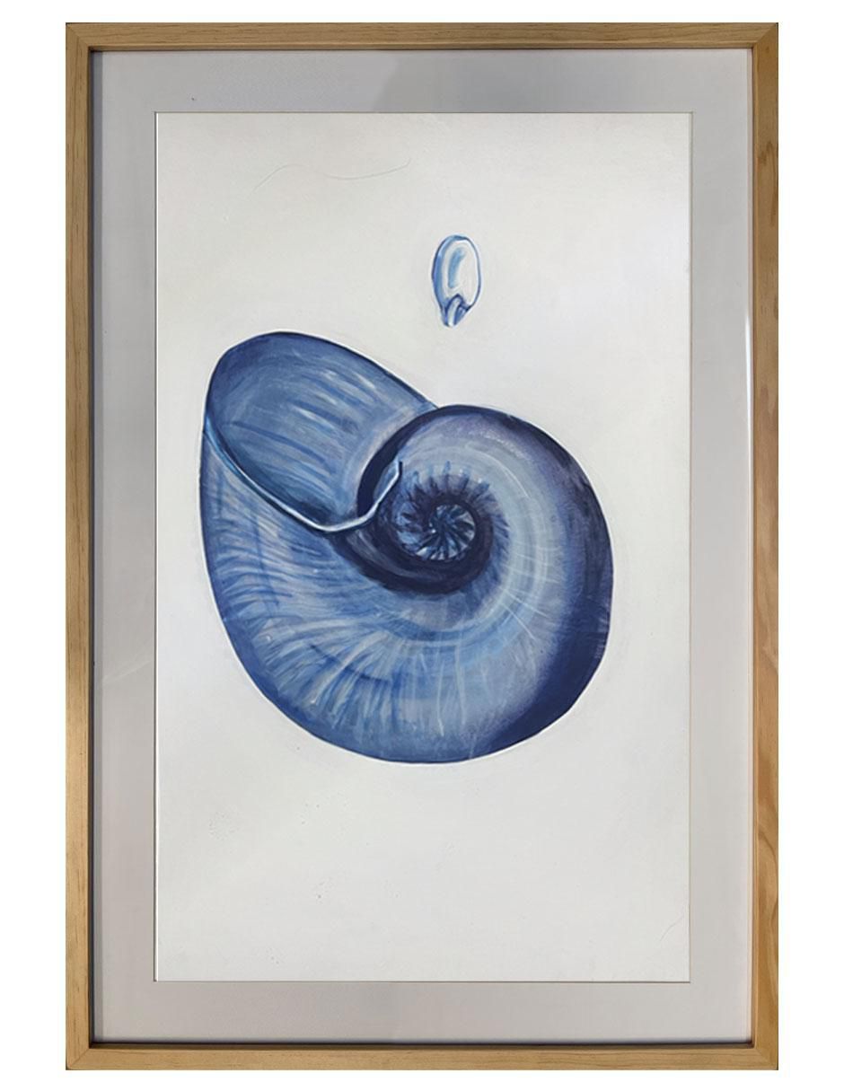 Pintura Caracol! técnica acrílico Conchas De Mar