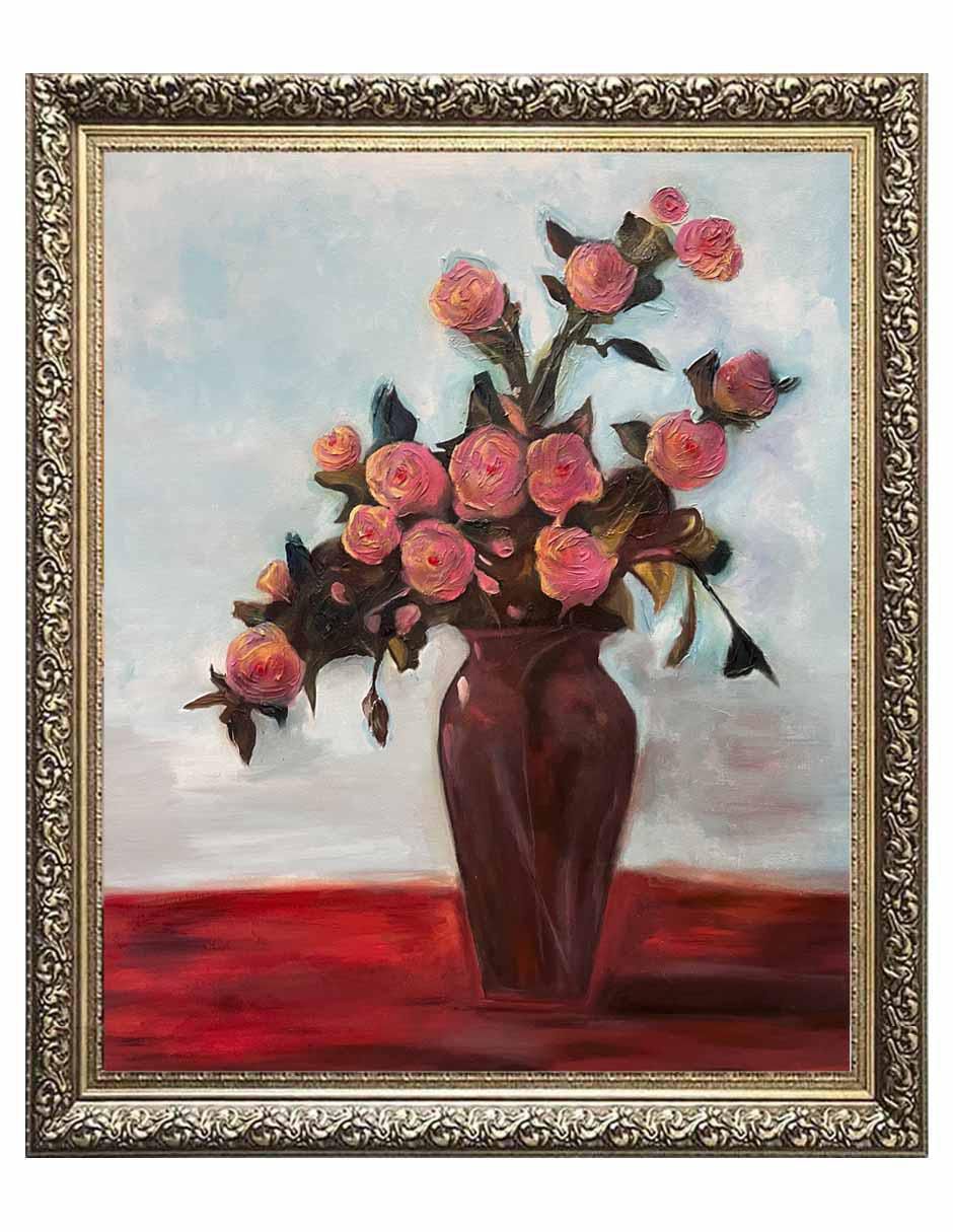 Pintura Florero 3.0 técnica óleo Tipo Vintage Pintura Florero 3.0 técnica óleo Tipo Vintage