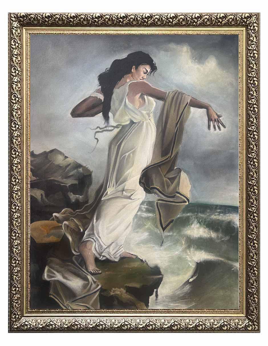 Pintura Rep. De La Muerte De Safo técnica mixta Surrealismo Pintura Rep. De La Muerte De Safo técnica mixta Surrealismo