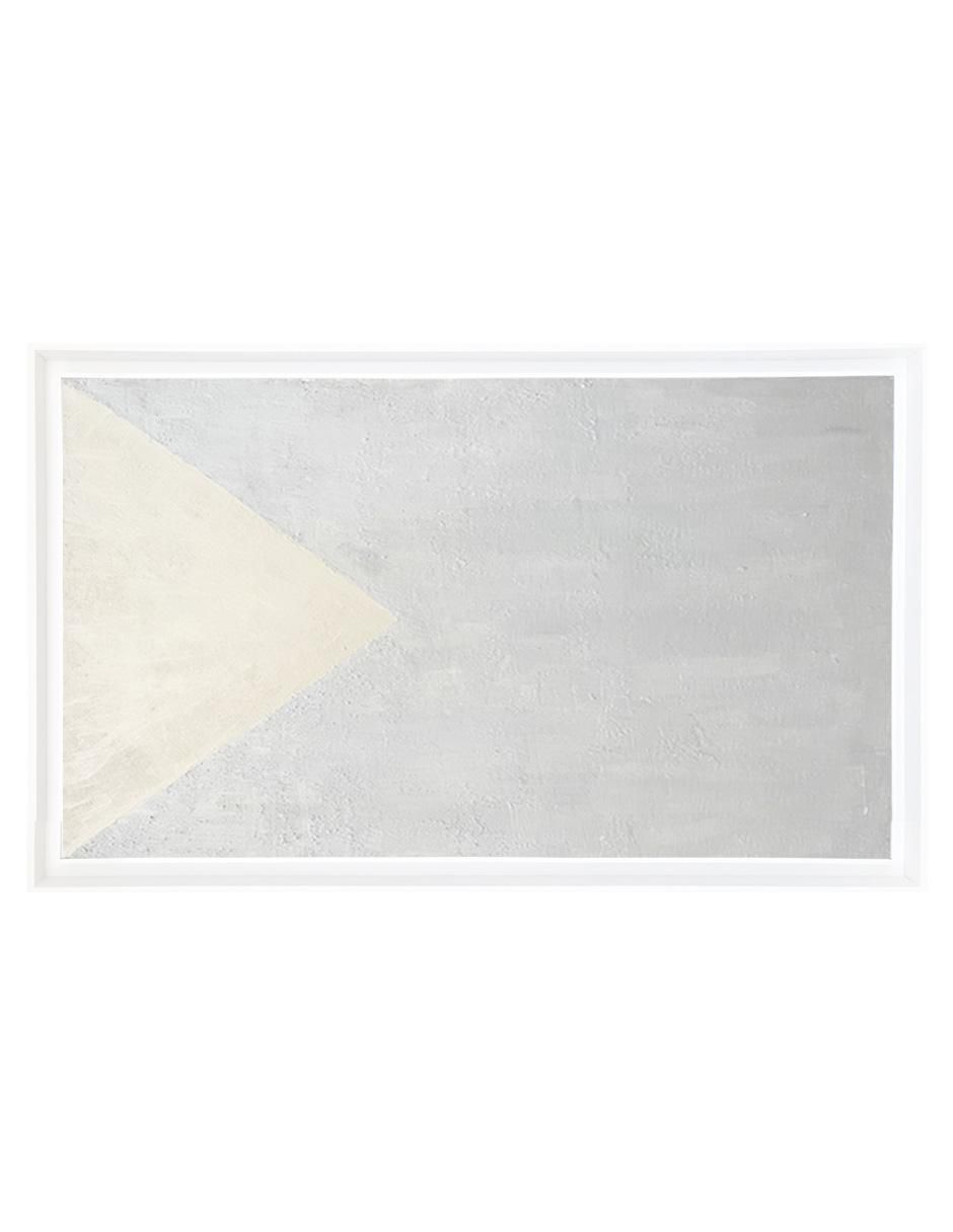 Pintura White Triangle técnica acrílico