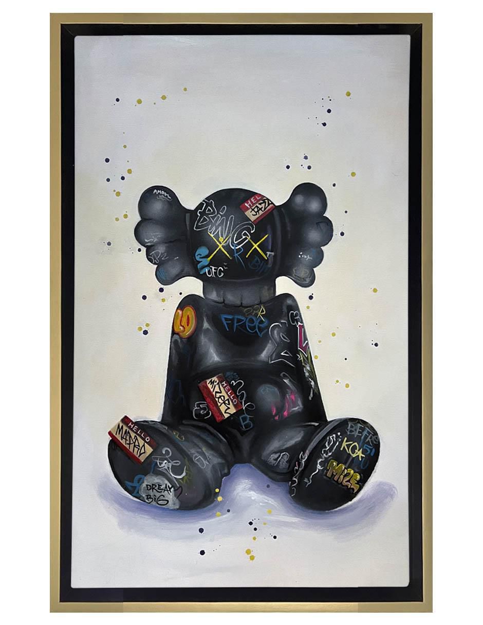 Pintura Kawsk G técnica acrílico Kaws Pop Pintura Kawsk G técnica acrílico Kaws Pop