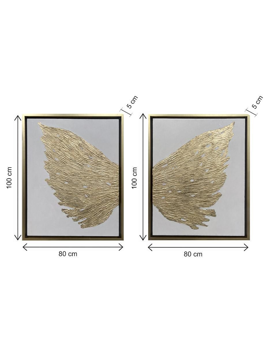 Set pinturas Gold Wings técnica mixta 5