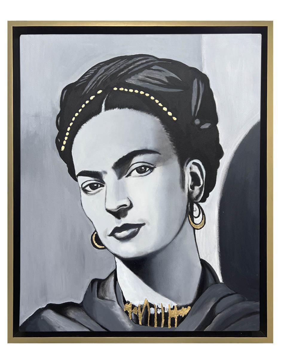 Pintura Frida Kahlo técnica acrílico Frida