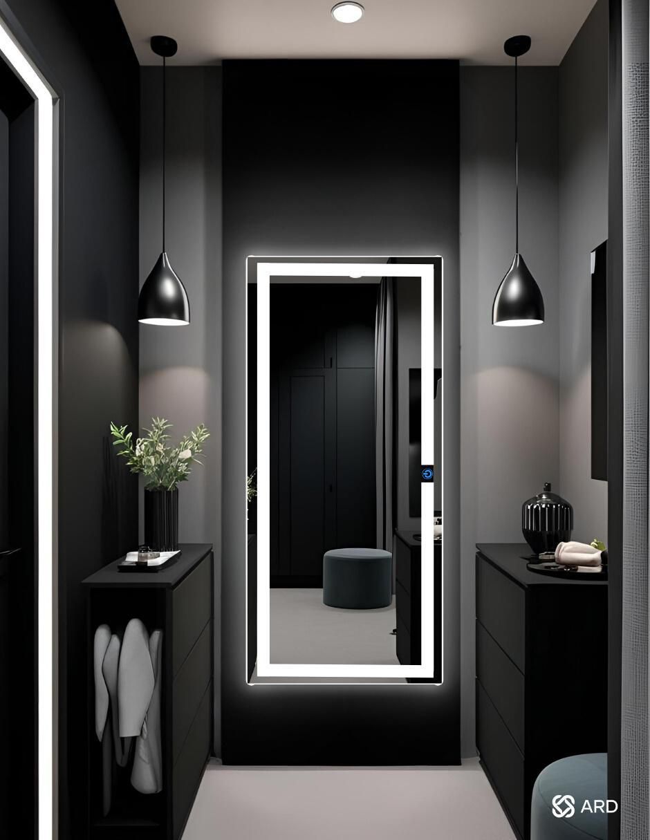 Espejo rectangular para baño con luz led Luminous Glass
