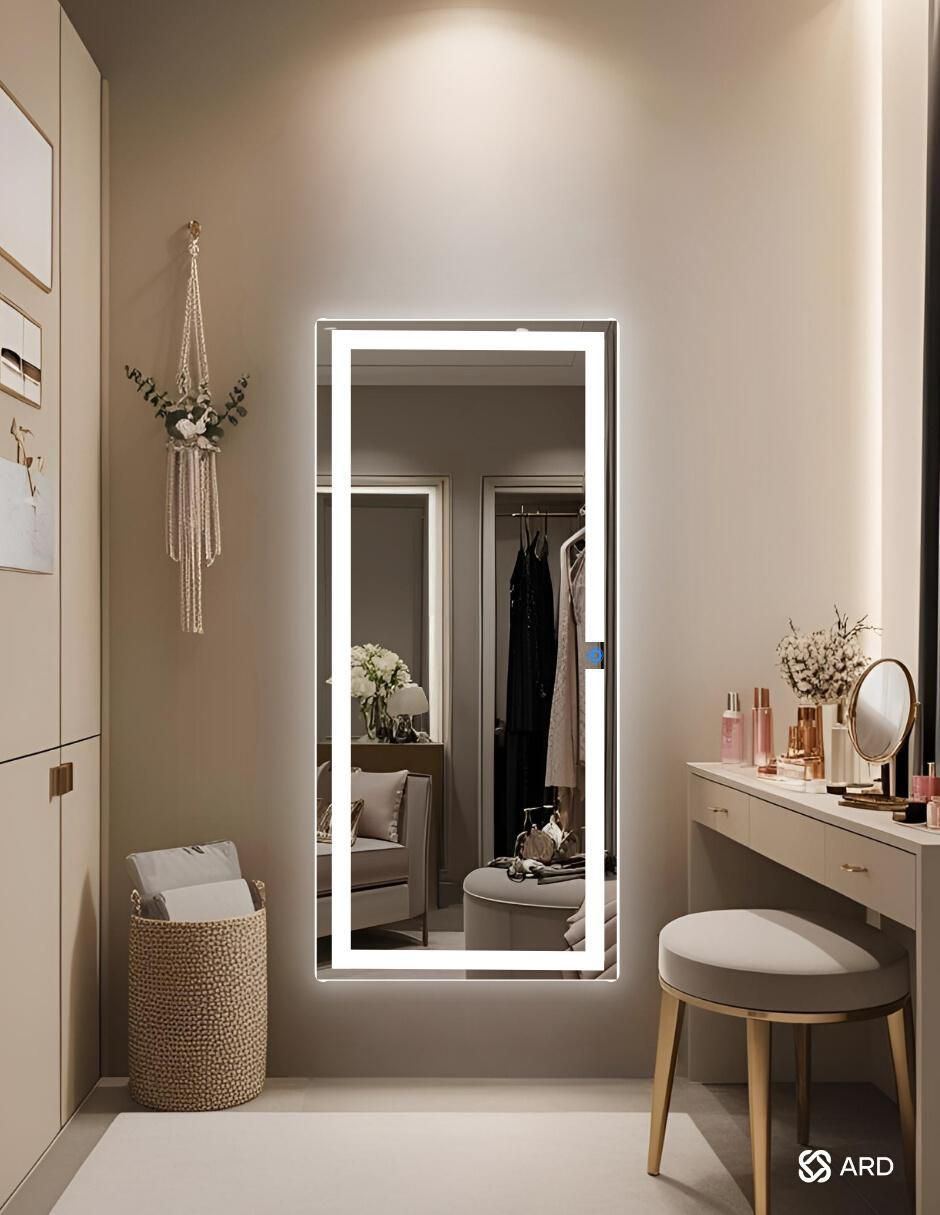 Espejo rectangular para baño con luz led Luminous Glass 6