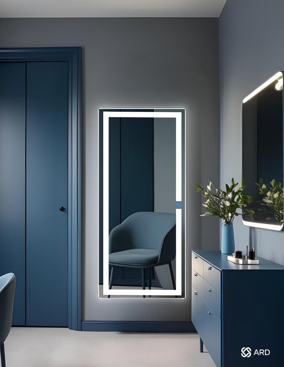 Espejo rectangular para baño con luz led Luminous Glass 7