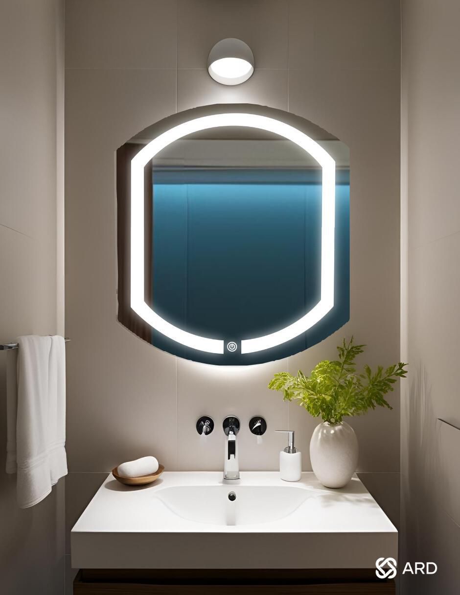 Espejo ovalado para baño con luz led Luminous Capsule Espejo ovalado para baño con luz led Luminous Capsule