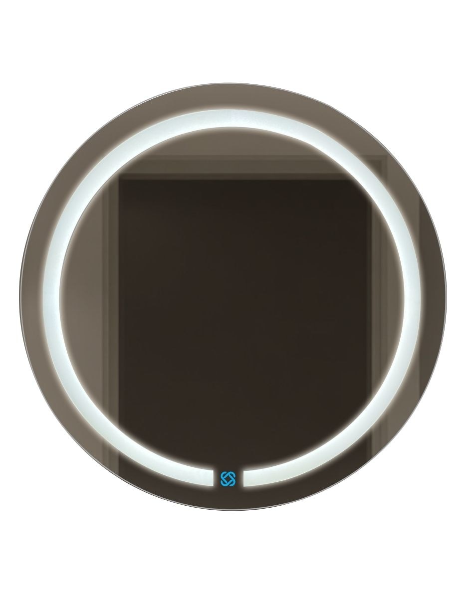 Espejo redondo para baño con luz LED Glanz HaloGlow Espejo redondo para baño con luz LED Glanz HaloGlow
