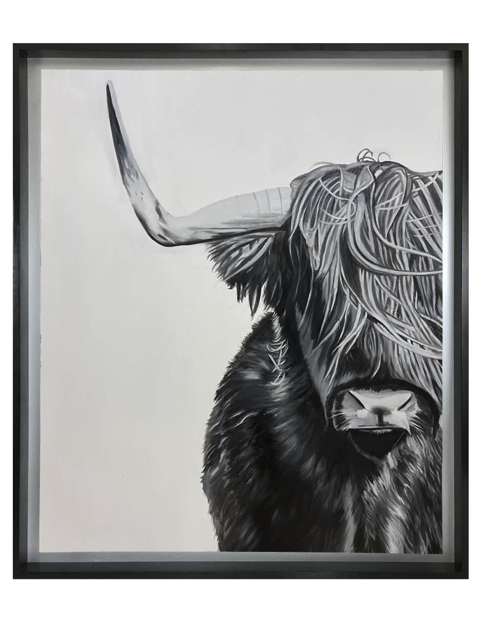 Pintura Buffalo técnica acrílico Animalart Pintura Buffalo técnica acrílico Animalart