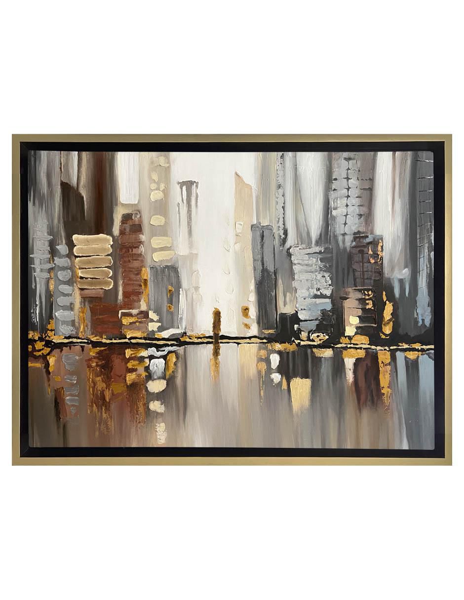 Pintura City Of God técnica mixta Ciudades Abstracto