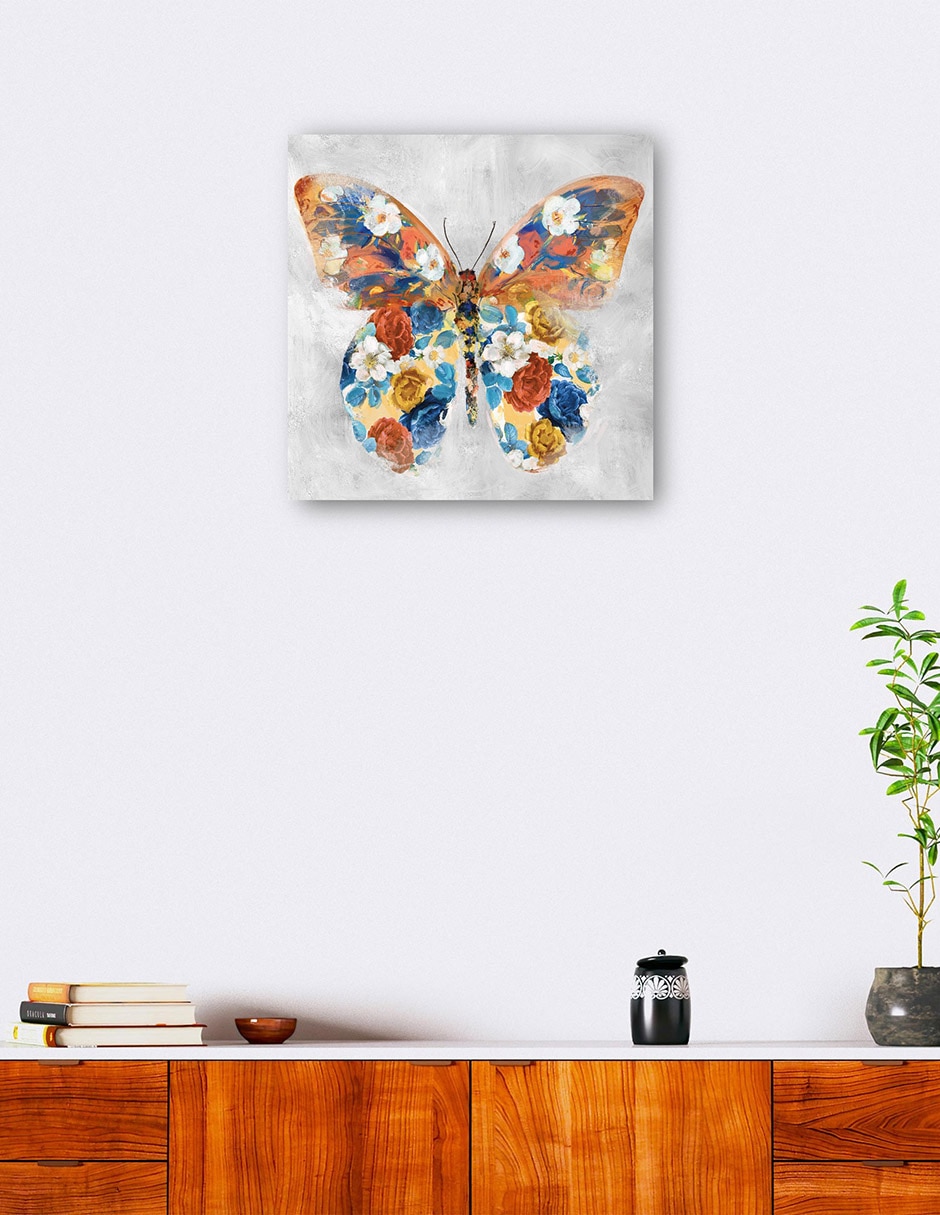 Cuadro decorativo Flores de Mariposa I mixta 5