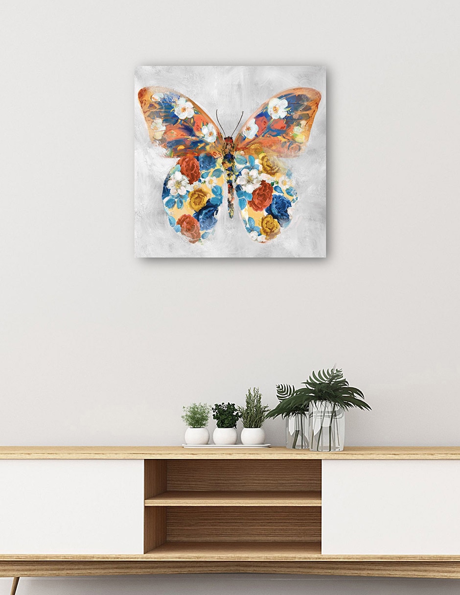 Cuadro decorativo Flores de Mariposa I mixta 3