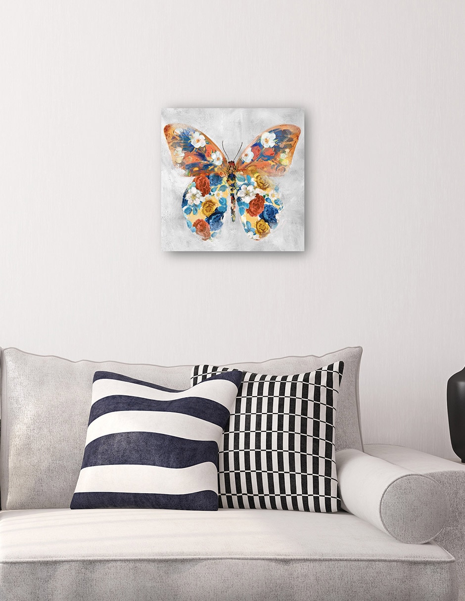 Cuadro decorativo Flores de Mariposa I mixta 8