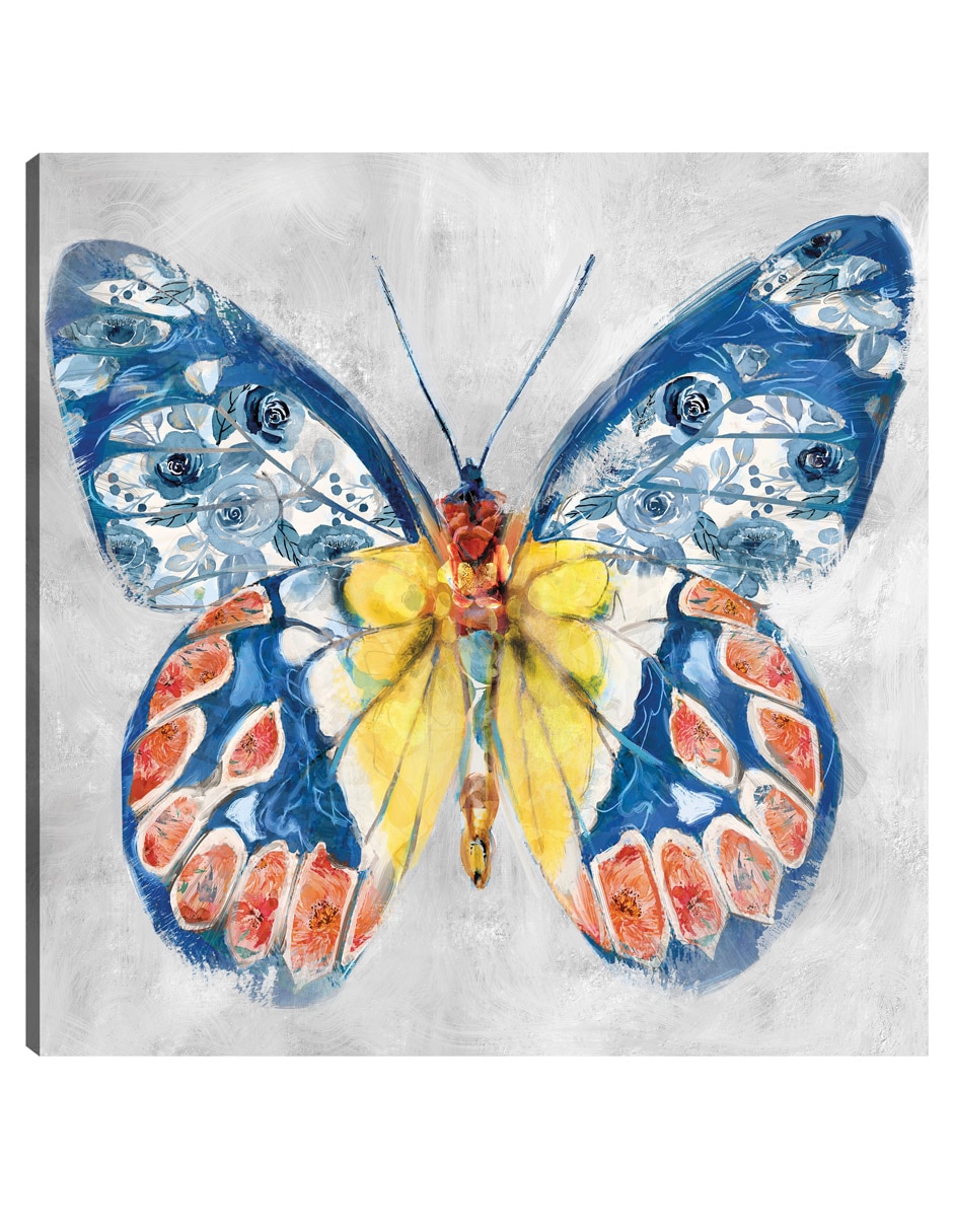 Cuadro decorativo Flores de Mariposa II mixta Primavera Cuadro decorativo Flores de Mariposa II mixta Primavera