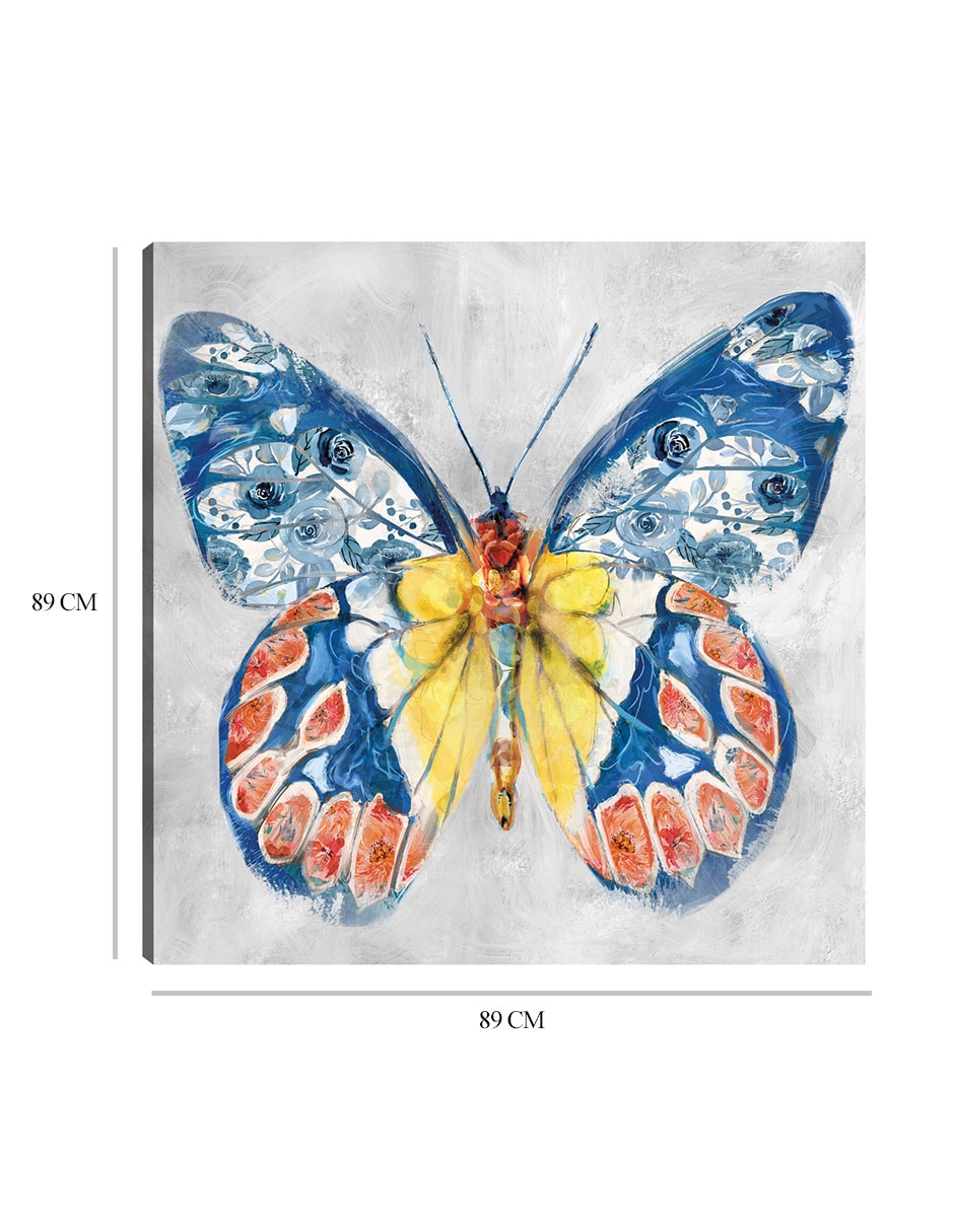 Cuadro decorativo Flores de Mariposa II mixta Primavera 9