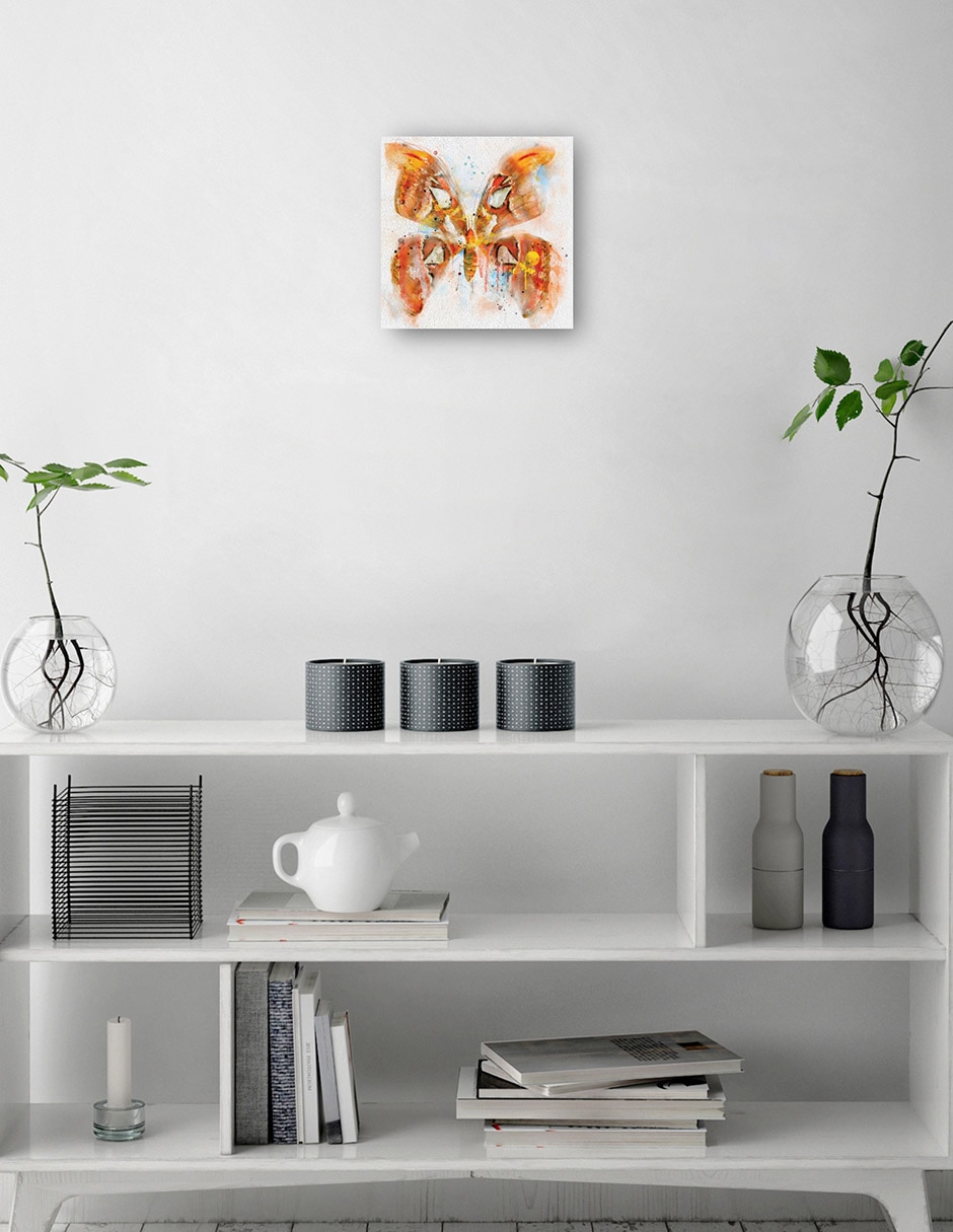 Cuadro decorativo Vuelos Elegantes I técnica mixta 6