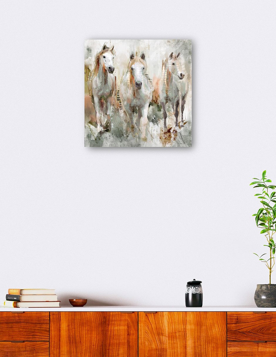 Cuadro decorativo Trifecta técnica mixta Animales Domésticos 2