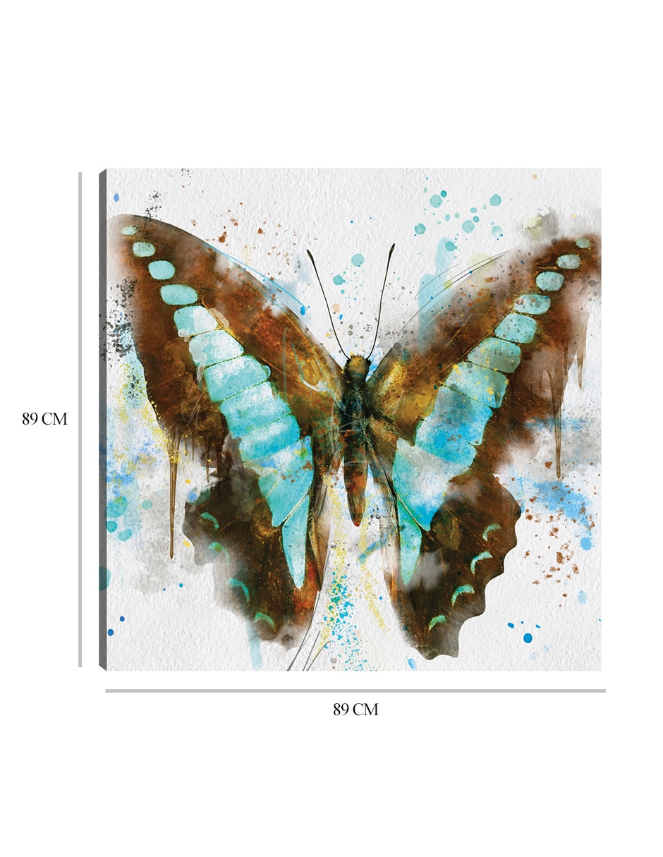Cuadro decorativo Vuelos Elegantes II técnica mixta 9