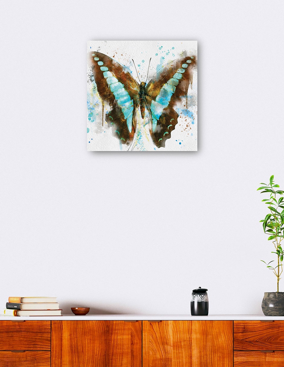 Cuadro decorativo Vuelos Elegantes II técnica mixta 5