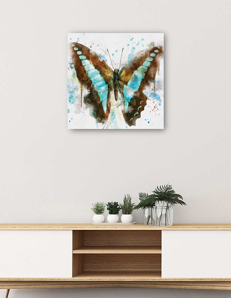 Cuadro decorativo Vuelos Elegantes II técnica mixta 3