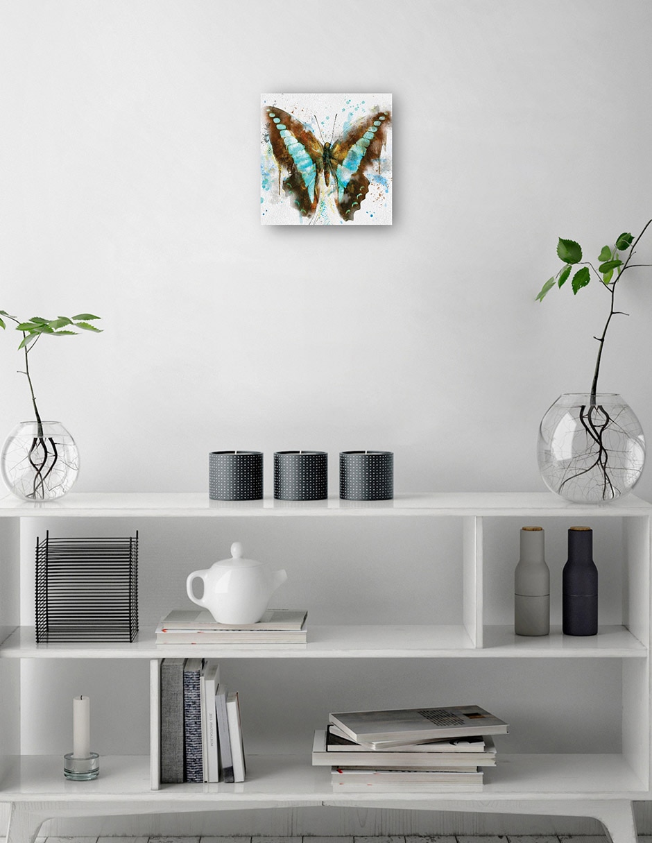 Cuadro decorativo Vuelos Elegantes II técnica mixta 6