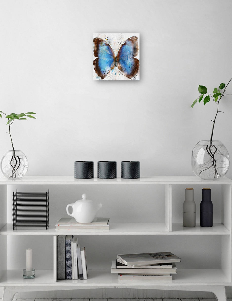 Cuadro decorativo Vuelos Elegantes III técnica mixta 6