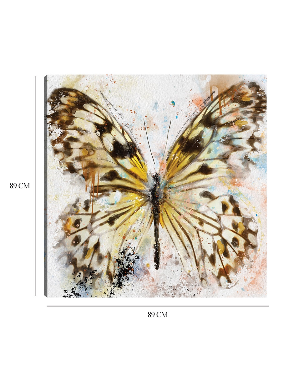 Cuadro decorativo Vuelos Elegantes IV técnica mixta 10