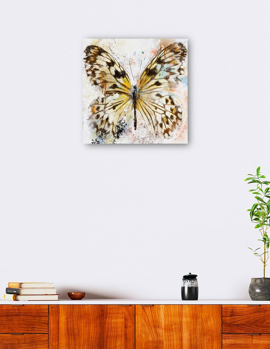 Cuadro decorativo Vuelos Elegantes IV técnica mixta 3
