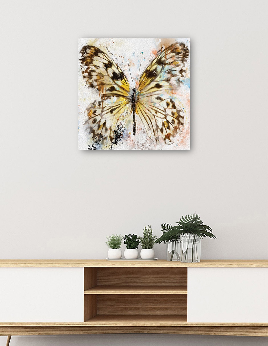 Cuadro decorativo Vuelos Elegantes IV técnica mixta 9