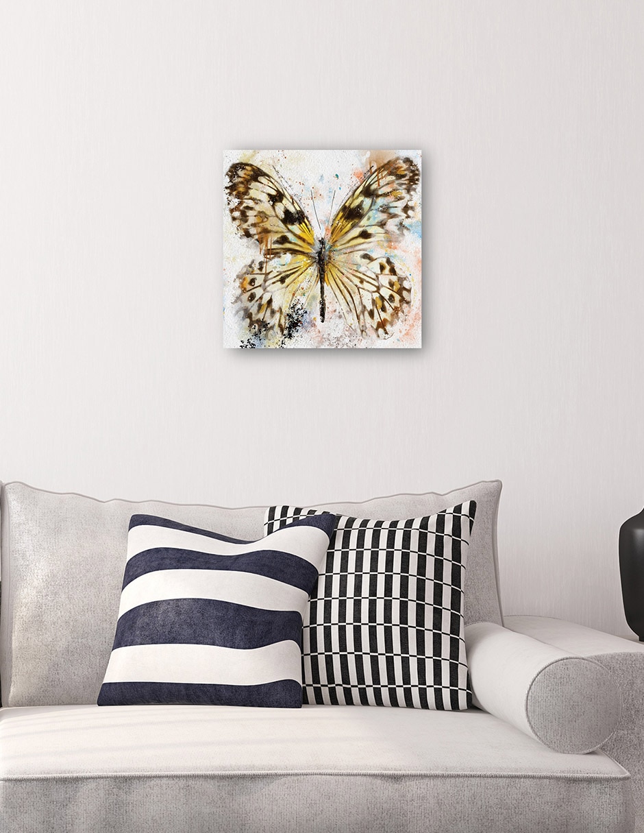 Cuadro decorativo Vuelos Elegantes IV técnica mixta 2