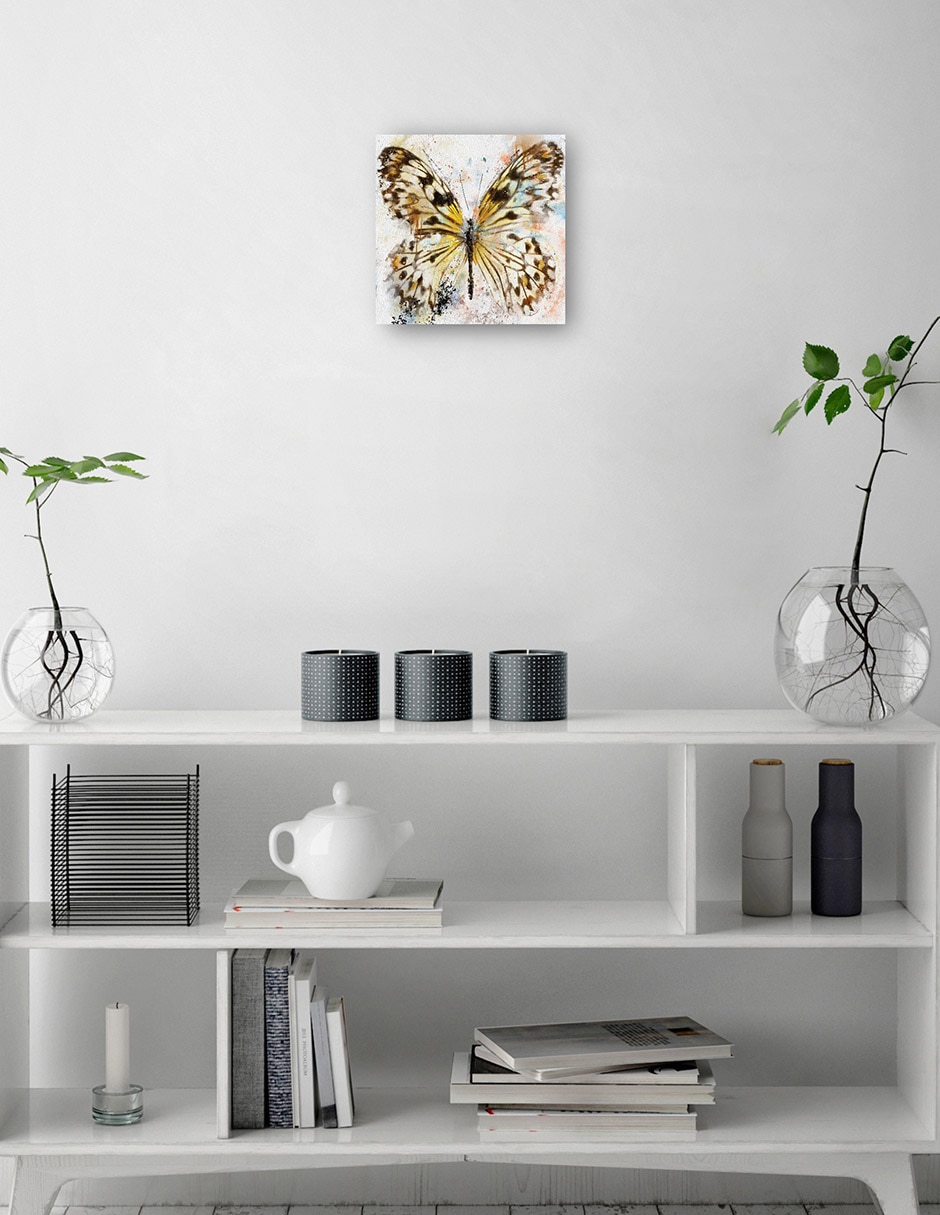 Cuadro decorativo Vuelos Elegantes IV técnica mixta 8