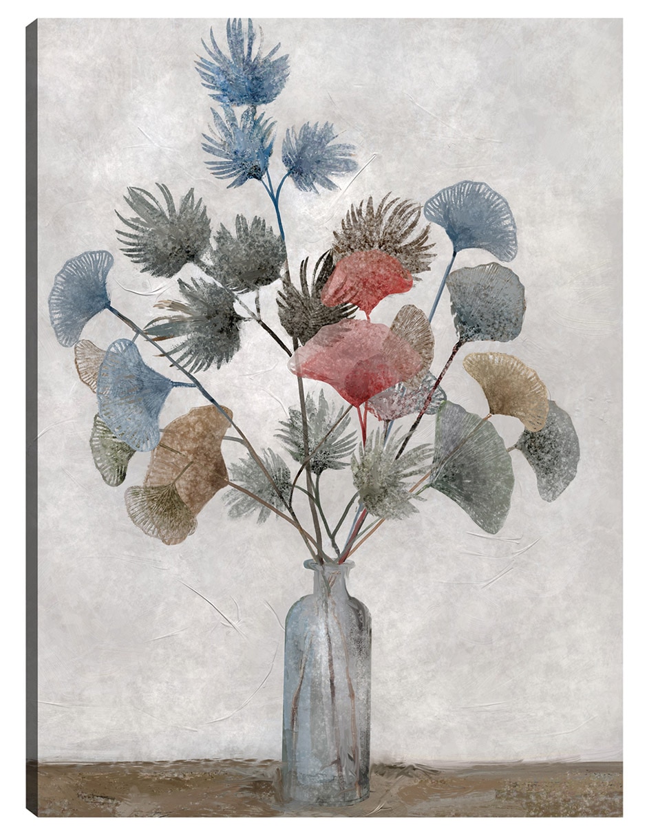 Cuadro decorativo Tonos Frescos técnica mixta Floreros Cuadro decorativo Tonos Frescos técnica mixta Floreros
