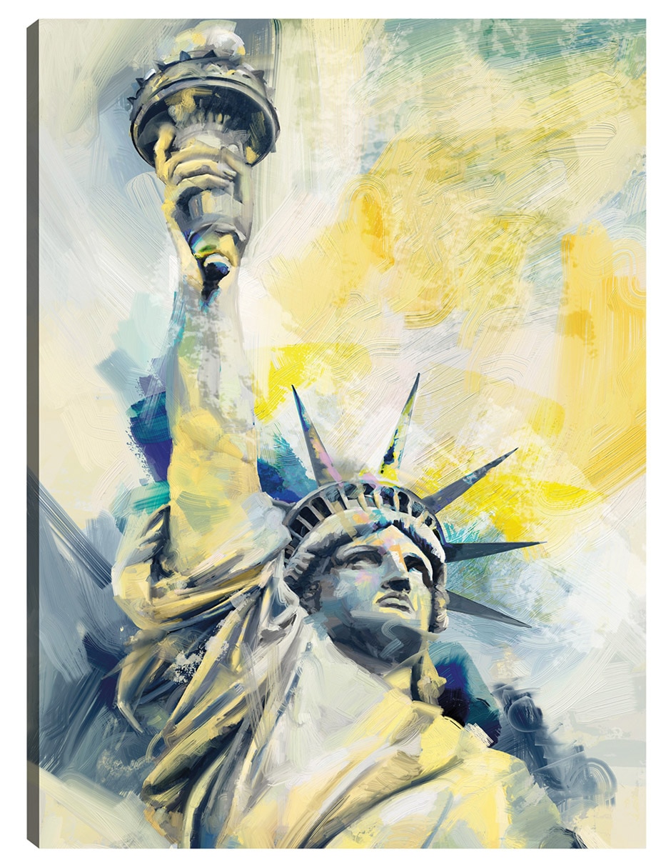 Cuadro decorativo Señorita Libertad técnica mixta Moderno