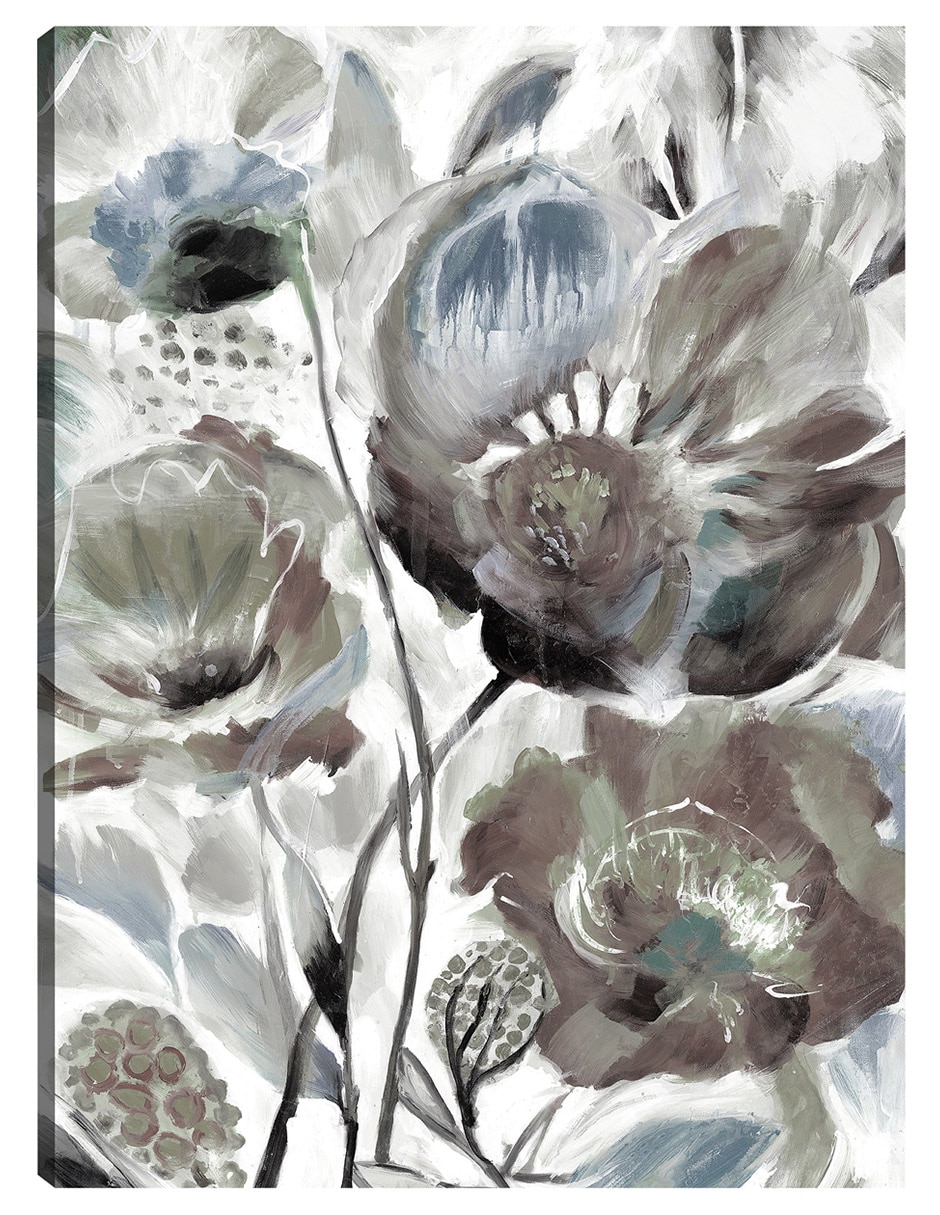 Cuadro decorativo Tonos De Cobre Ii Azul técnica mixta Floración