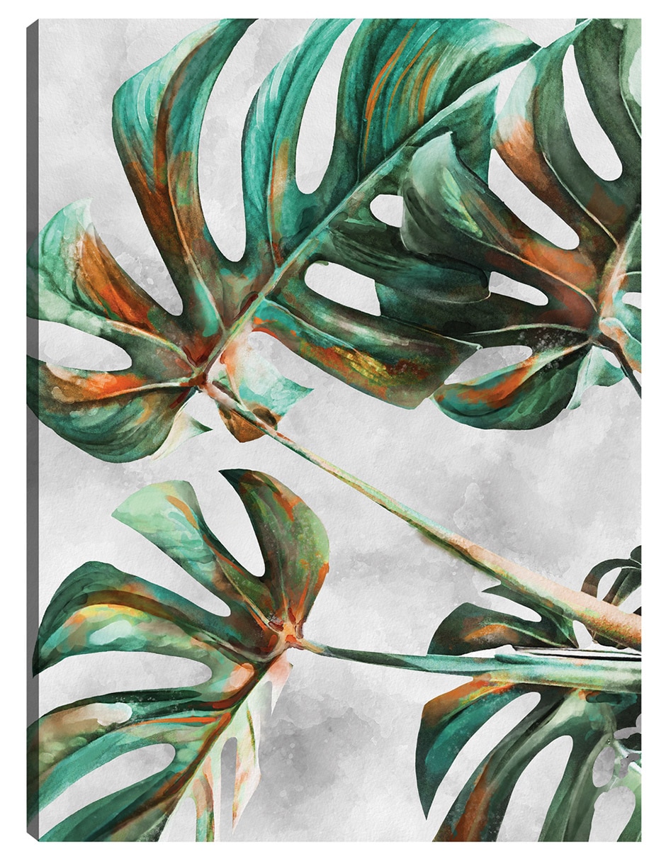 Cuadro decorativo Monstruosa técnica mixta Plantas Cuadro decorativo Monstruosa técnica mixta Plantas