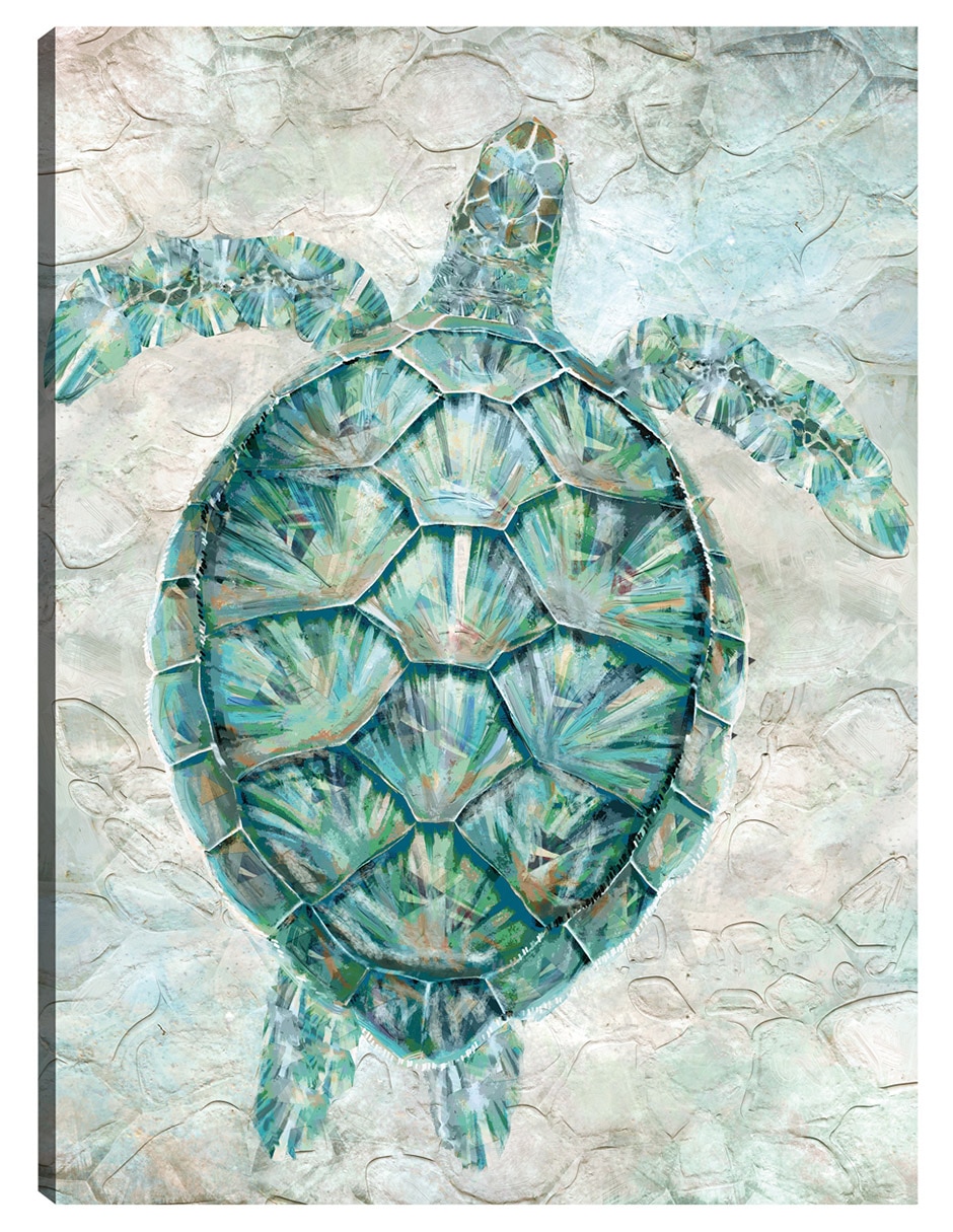 Cuadro decorativo Mosaico De Tortugas Marinas técnica mixta Reptiles Cuadro decorativo Mosaico De Tortugas Marinas técnica mixta Reptiles