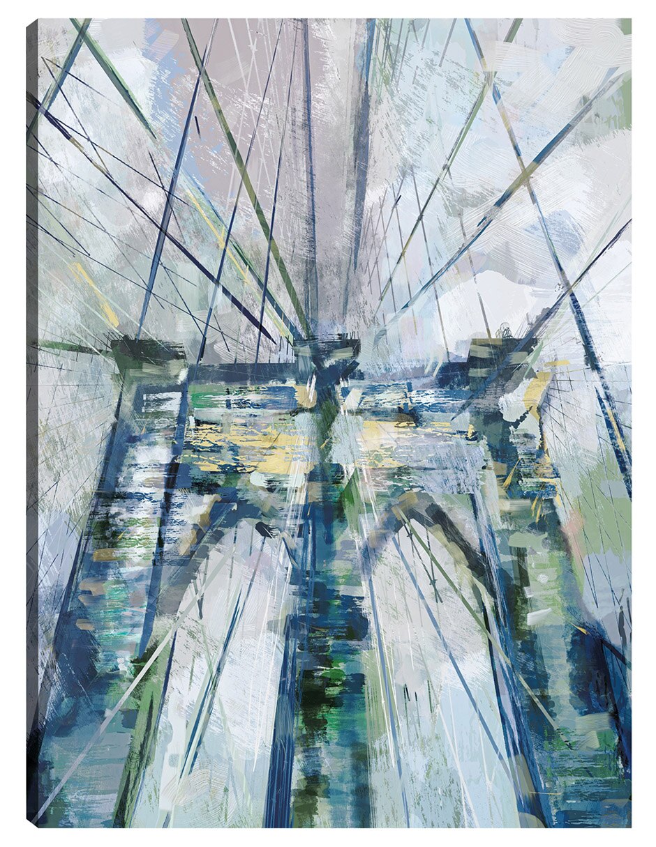 Cuadro decorativo Paisaje De Puentes técnica mixta Puentes Cuadro decorativo Paisaje De Puentes técnica mixta Puentes