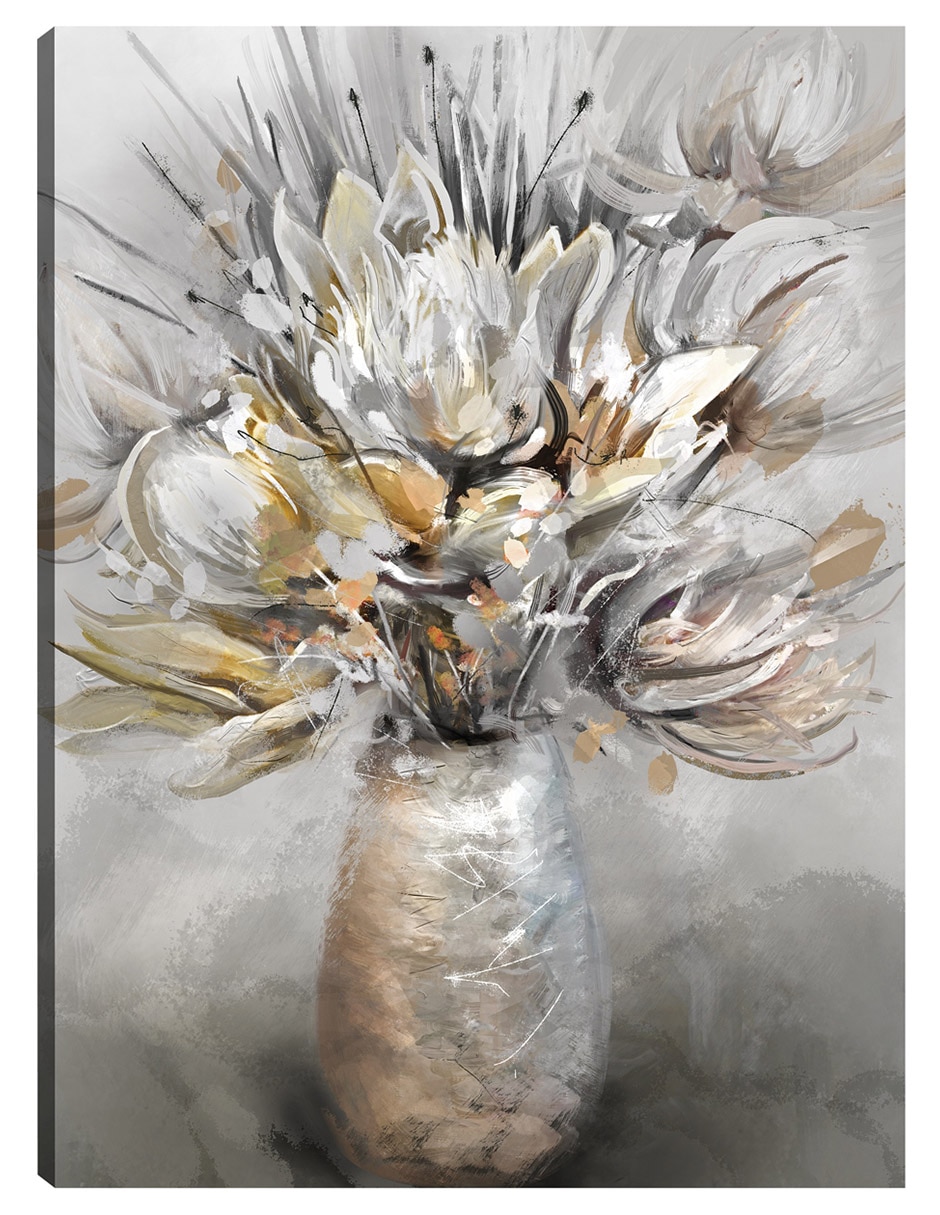 Cuadro decorativo Preciosos Susurros Iii técnica mixta Floreros Cuadro decorativo Preciosos Susurros Iii técnica mixta Floreros