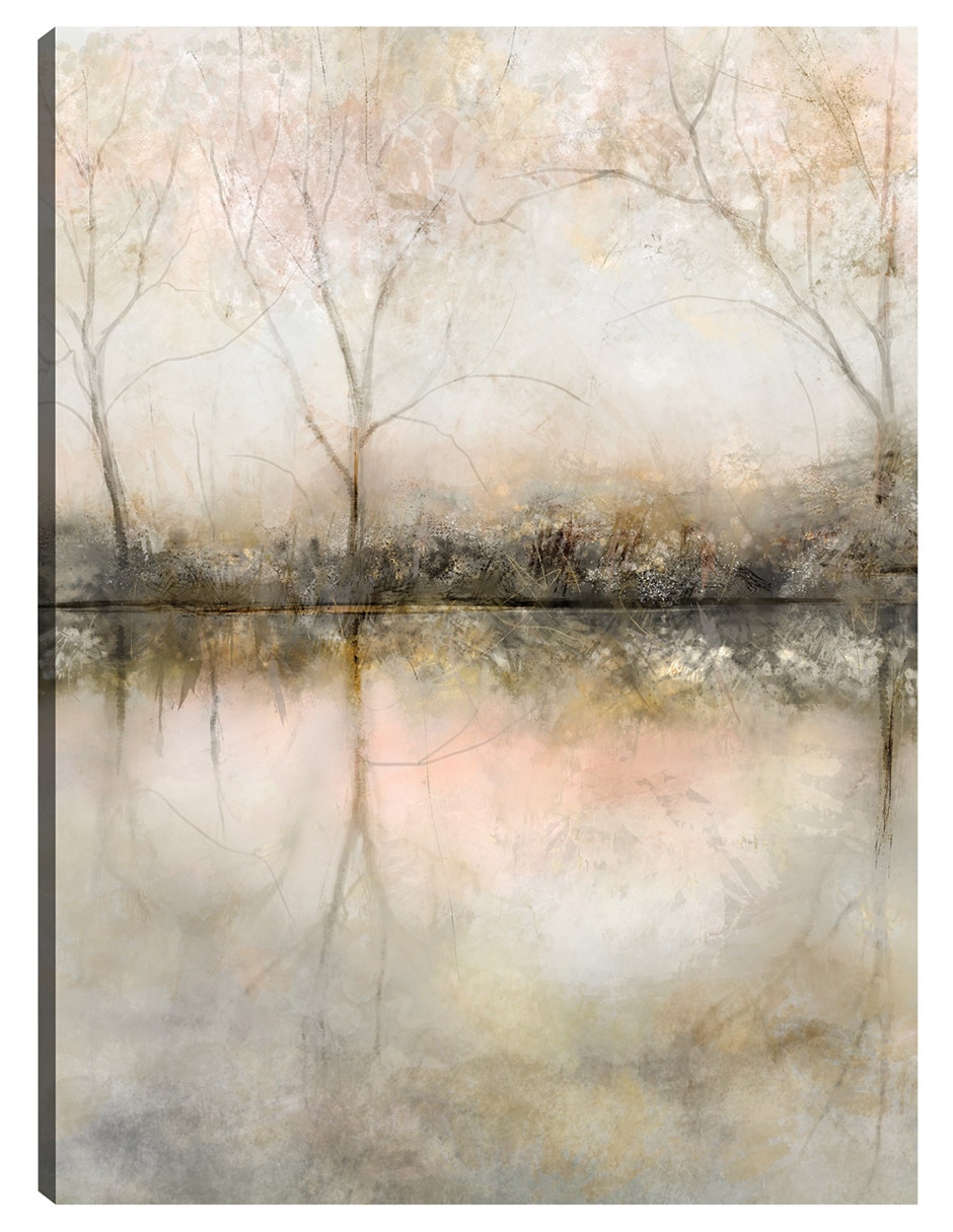 Cuadro decorativo Reflexión Del Amanecer técnica mixta Lagos