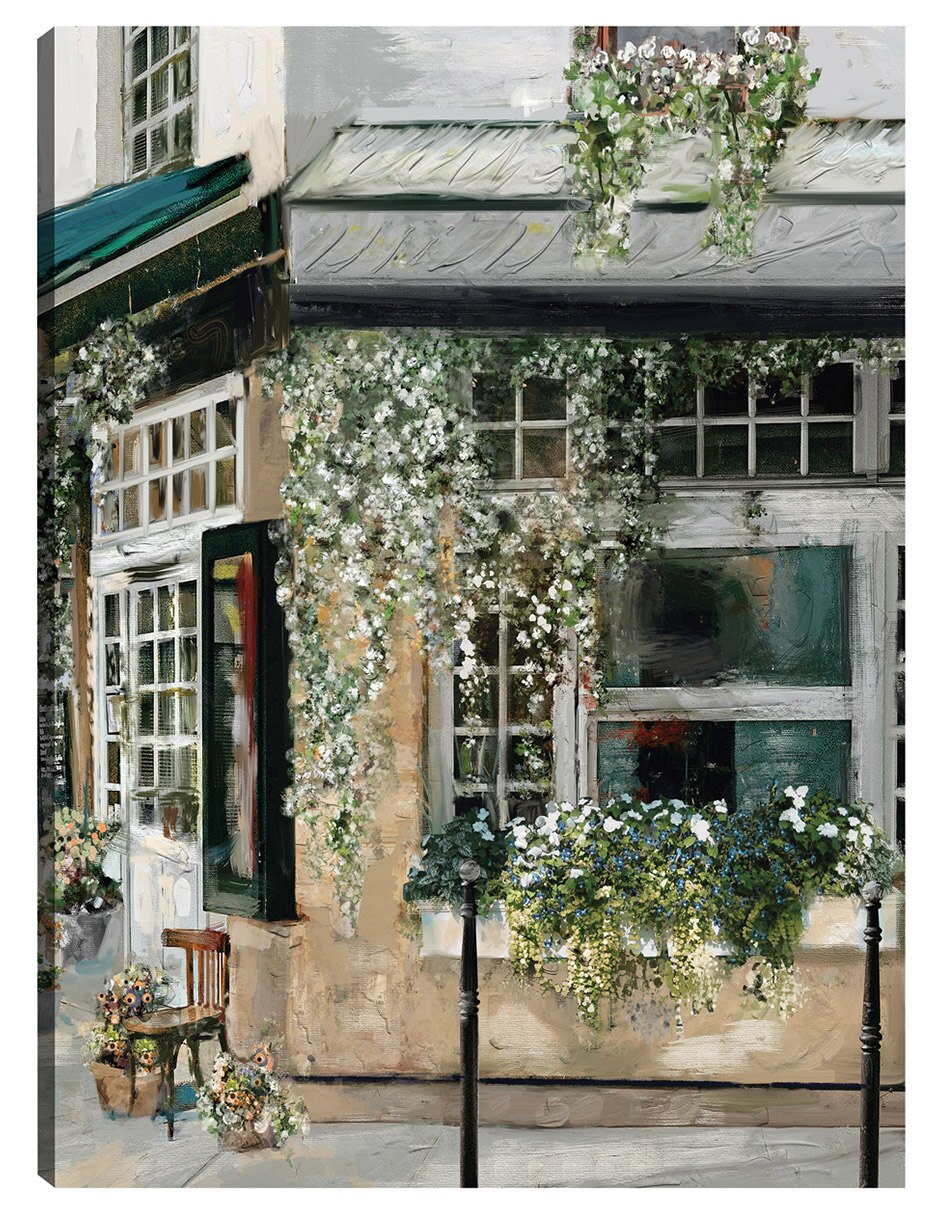 Cuadro decorativo Rue Pavée Crop Ii técnica mixta Arquitectura