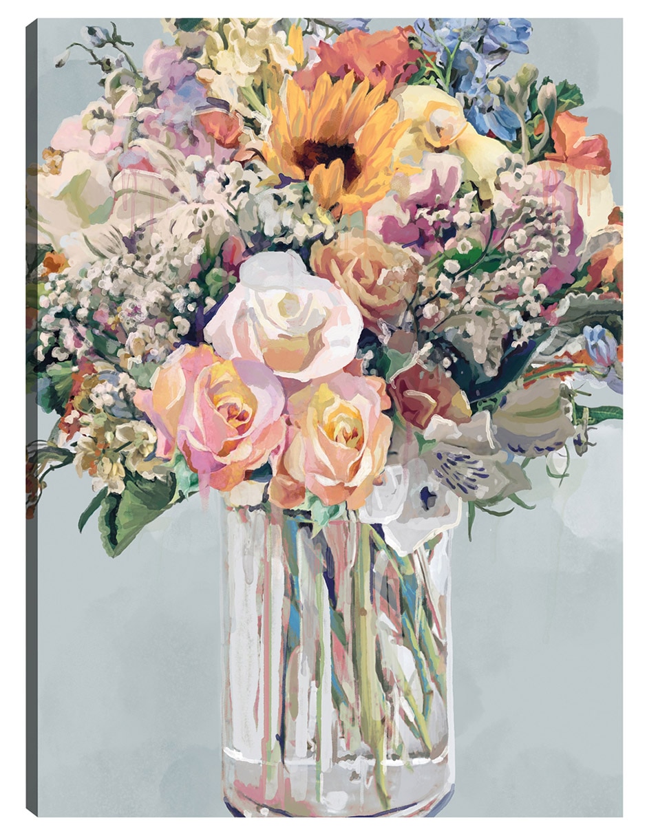 Cuadro decorativo Mazo Di Fiori técnica mixta Floreros Cuadro decorativo Mazo Di Fiori técnica mixta Floreros